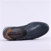 Imac Bergamo Slip On Casual Shoe - Navy Tan Leather